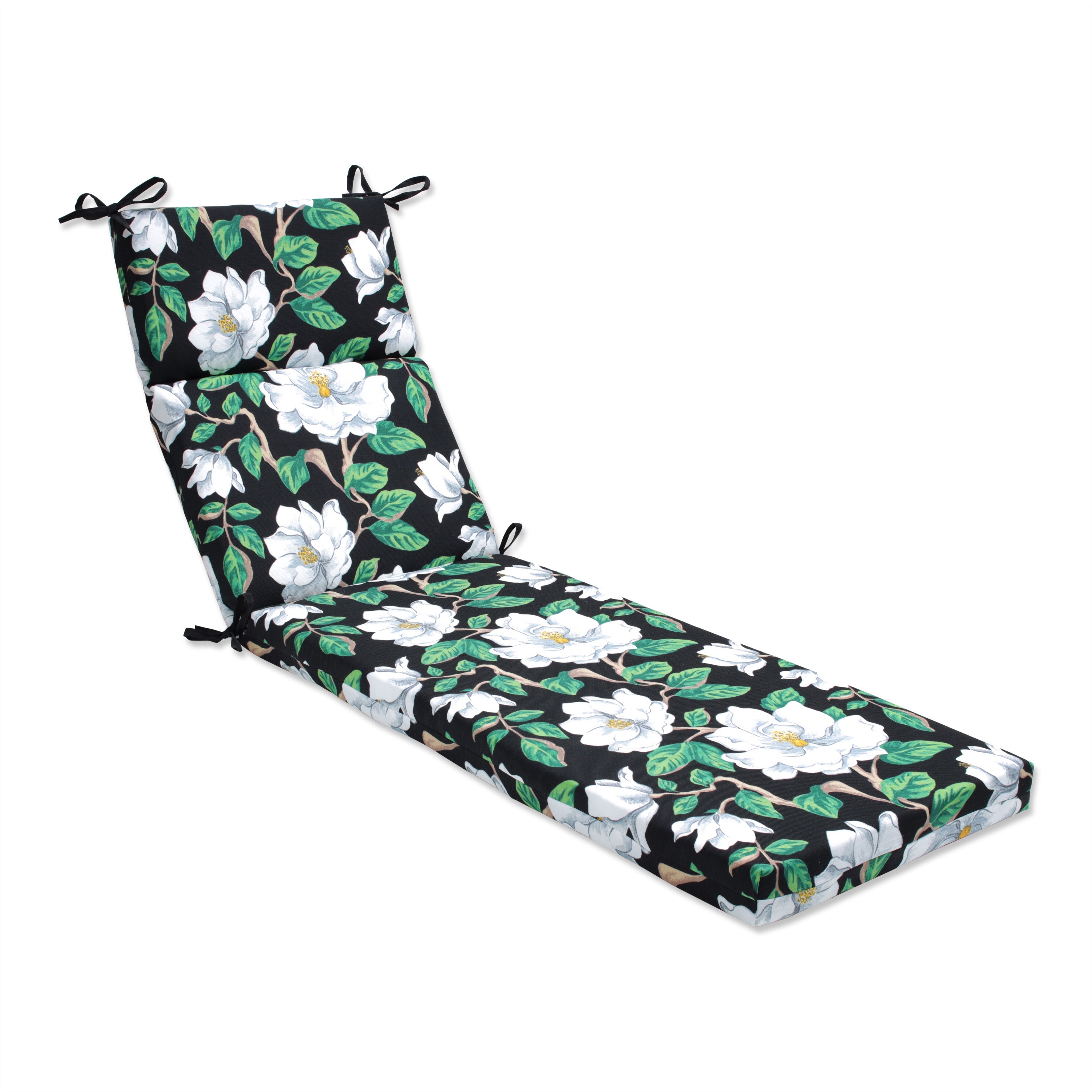 Magnolia Black Chaise Lounge Cushion