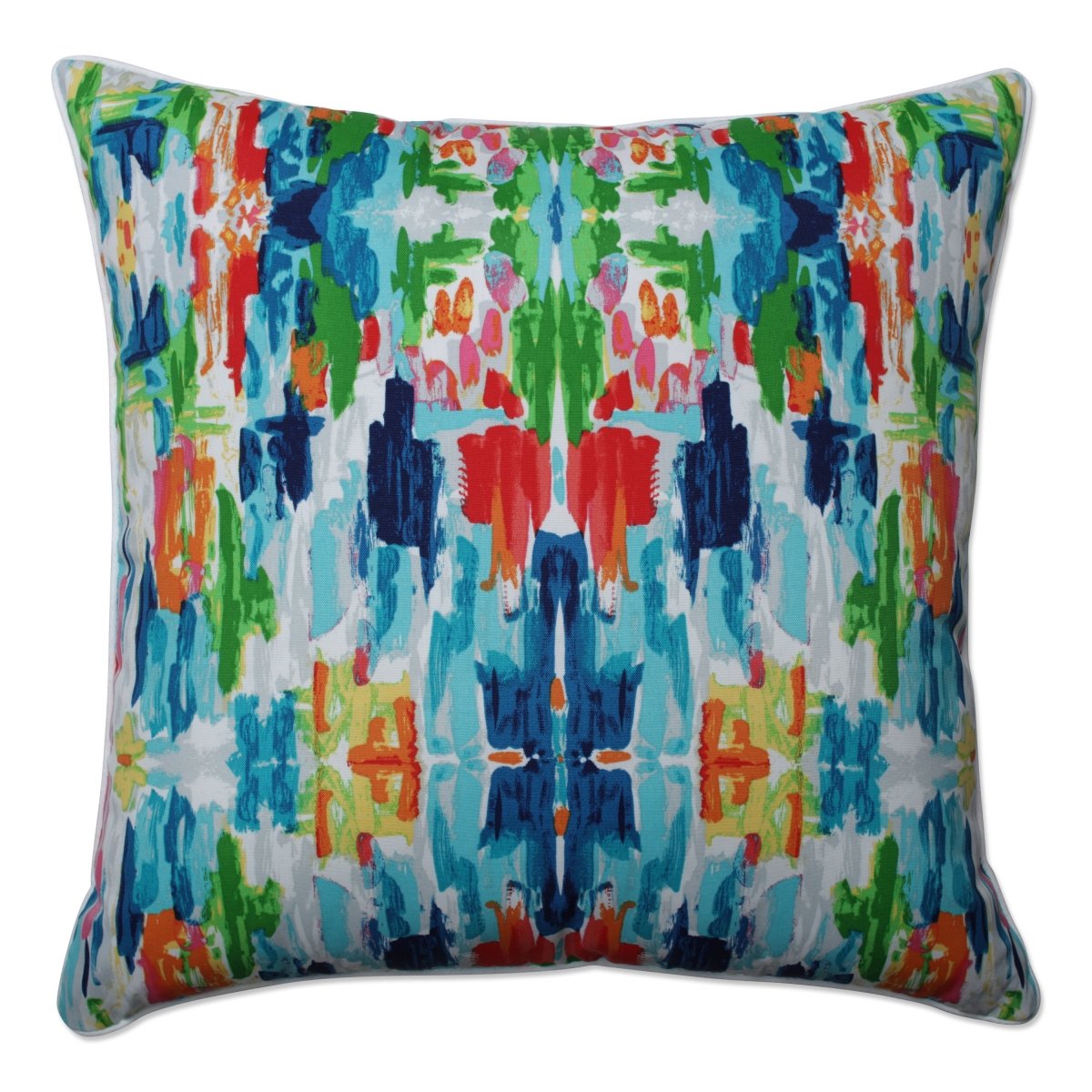 Abstract Reflections Multi 25-Inch Floor Pillow