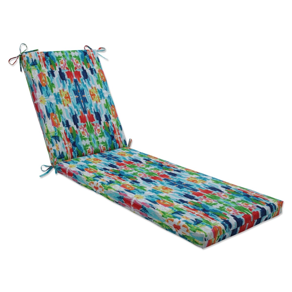 Abstract Reflections Multi Chaise Lounge Cushion 80" x 23"