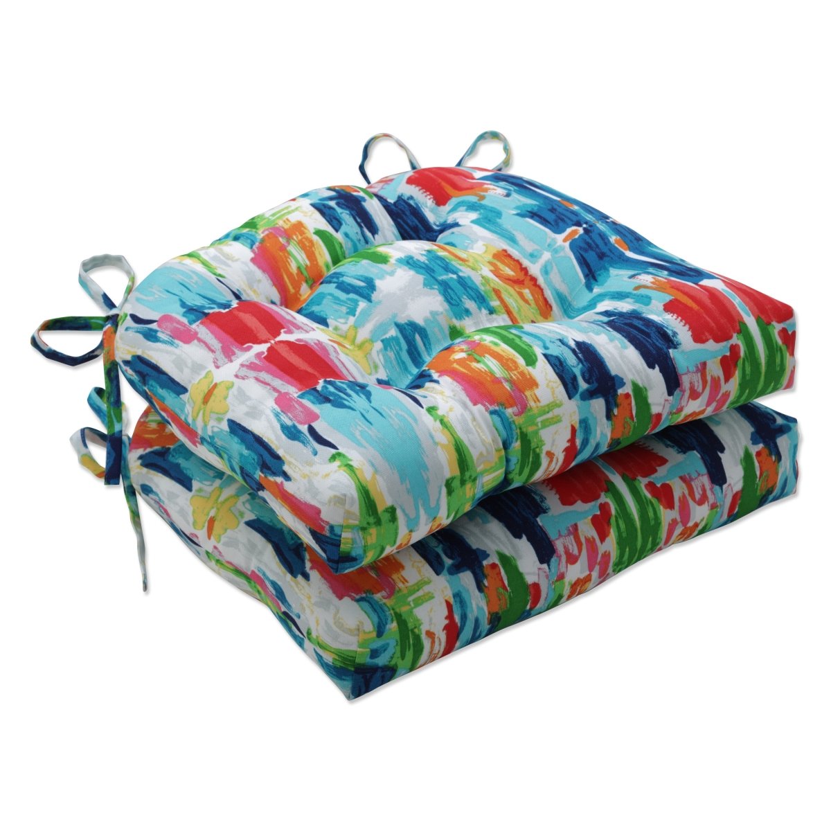 Abstract Reflections Multi Reversible Chair Pad (Set Of 2)