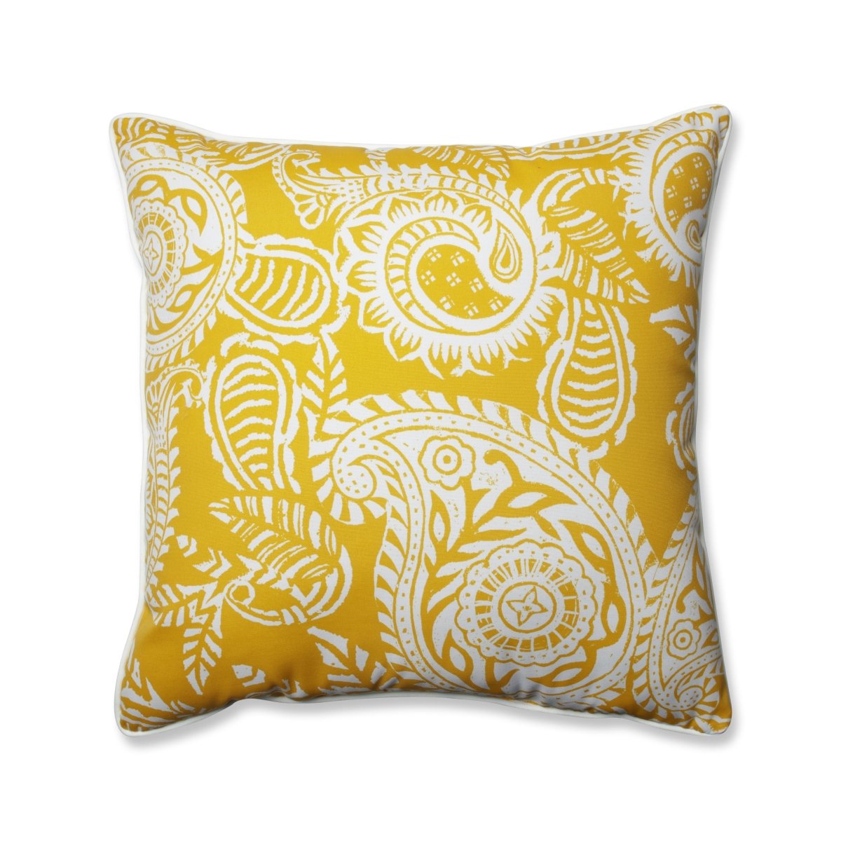 Addie Egg Yolk 25-Inch Floor Pillow