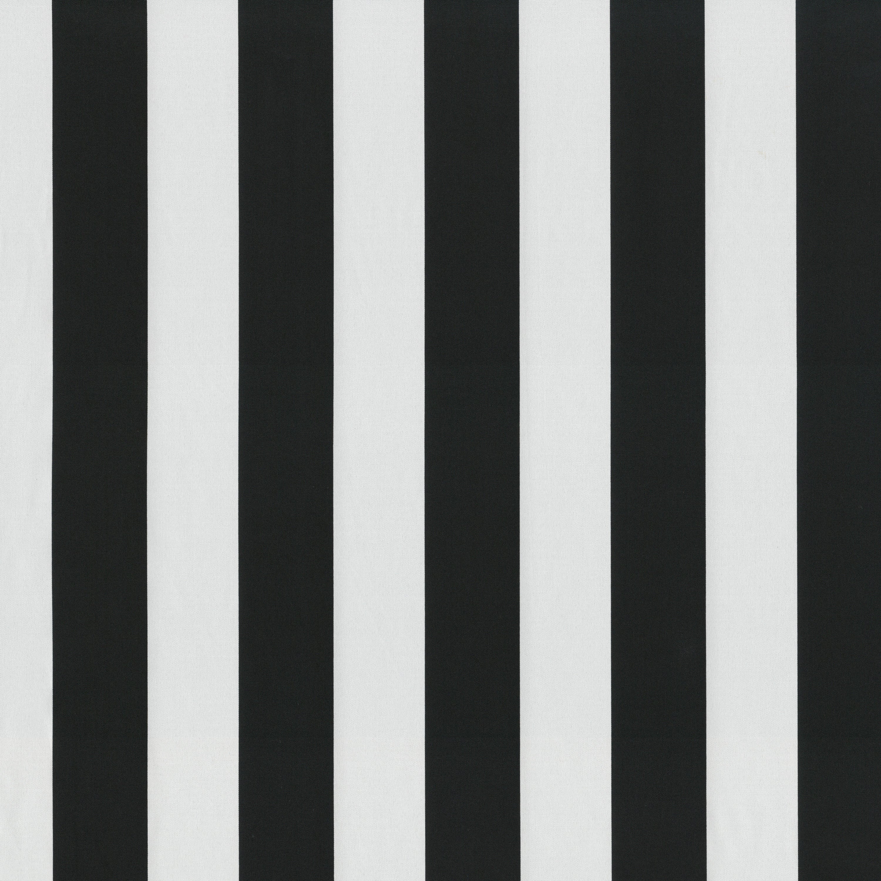 Cabana Stripe Black Fabric