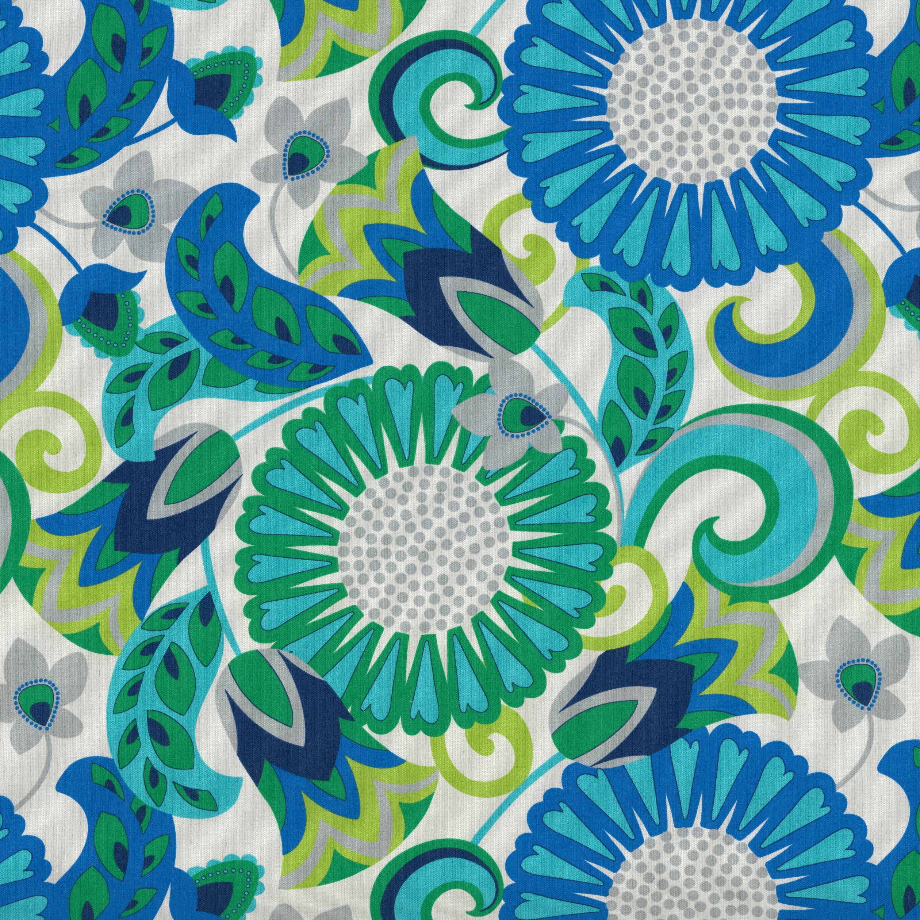 Sophia Turquoise/Green Fabric